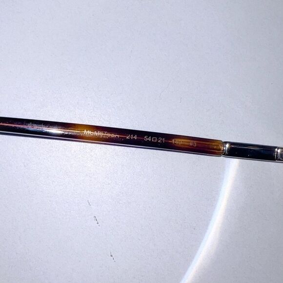 MCM Authentic designer brown and gold Metal & Acetate Cat-Eye Sunglasses - Picture 4 of 13